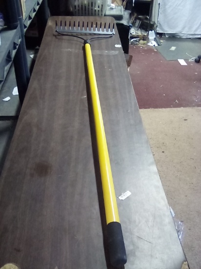 Long Handle Metal Garden Rake