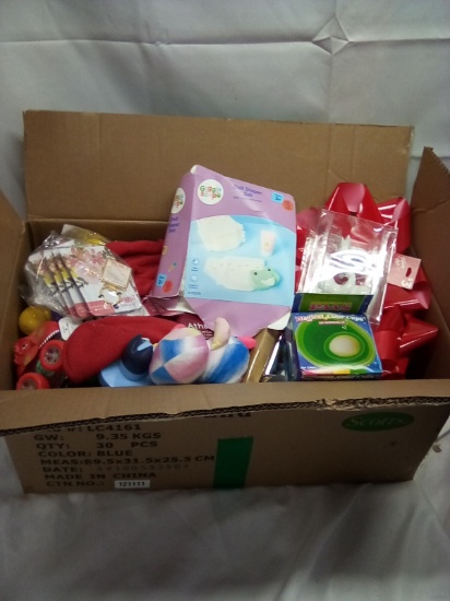 Misc Box of Goods Box Size 23” x 13” x 10”
