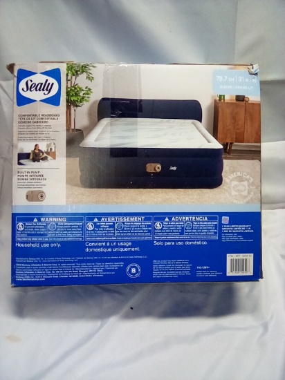 Sealy Queen Air Mattress with Built in Pump 31” Deep