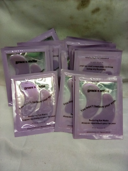 Qty 22 Grace&Stella Restoring Eye Masks