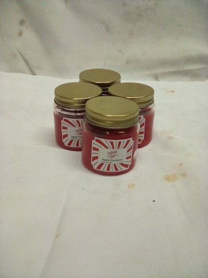 Apple Cinnamon Candles 3oz Qty 4