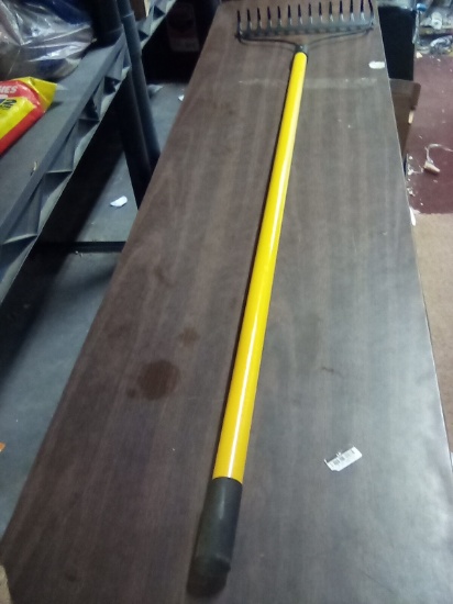 Long Handle Metal Garden Rake