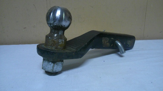 Solid Steel Hitch Insert w/ 2 5/16 Ball and Pin