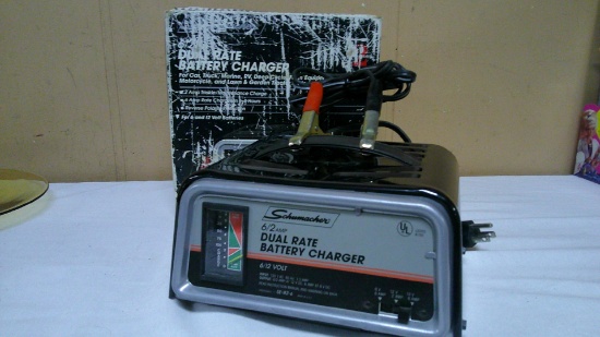 Schumacher 6/2 Amp Dual Rate Battery Charger