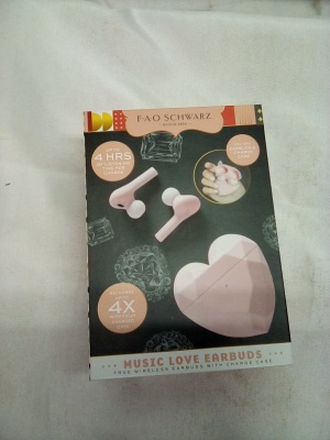 F A O Schwarz Music Lovers Ear Buds with Charge Case
