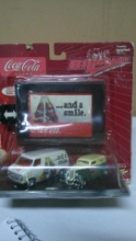 Johnny Lightning Billboards Coca-Cola Die Cast '76 Chevy Van & '31 Ford Panel Delilvery Set
