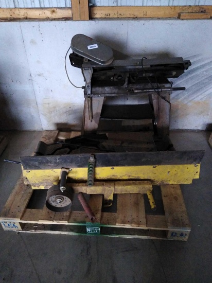 Bandsaw, car ramps, spacer pulley bracket