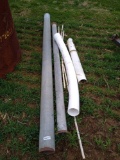 Various galvanized and PVC pipe