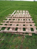 Hay wagon w/wooden racks