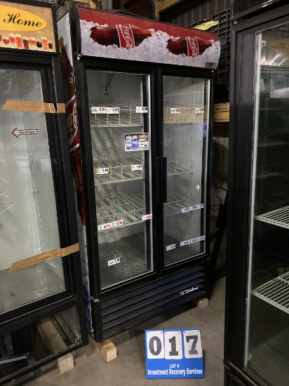 True 2 Door Coke Refrigerator