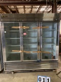 True Stainless Steel 3 Door Refrigerator