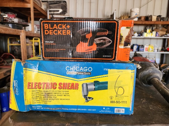 Chicago  Ele Shear W/ B&D Mouse Detail/Sander