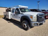 2014 Ford F-450 Utility Truck (Diesel) Mielage: 117,846 ; Vin: 1FD0W4GT3FEB