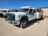 2014 Ford F-450 Utility Truck (Diesel) Mileage: 172,439 ; Vin: 1FD0W4GT5FEB