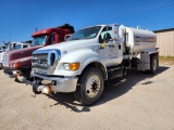 2012 Ford F-750 XL Super Duty Water Truck (Diesel) Mileage: 7,999 ; Vin: 3F