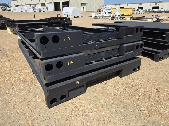 FAB-TEC SST40EIH Flat Bed 126L x 98W Truck Bed For Ford, Ram and Chevy Frames