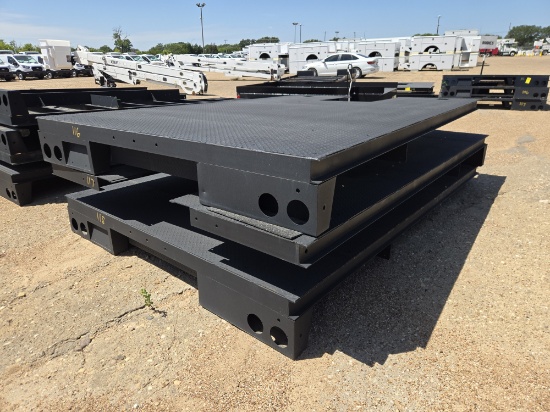 FAB-TEC SST40EIH Flat Bed 126L x 98W Truck Bed For Ford, Ram and Chevy Frames