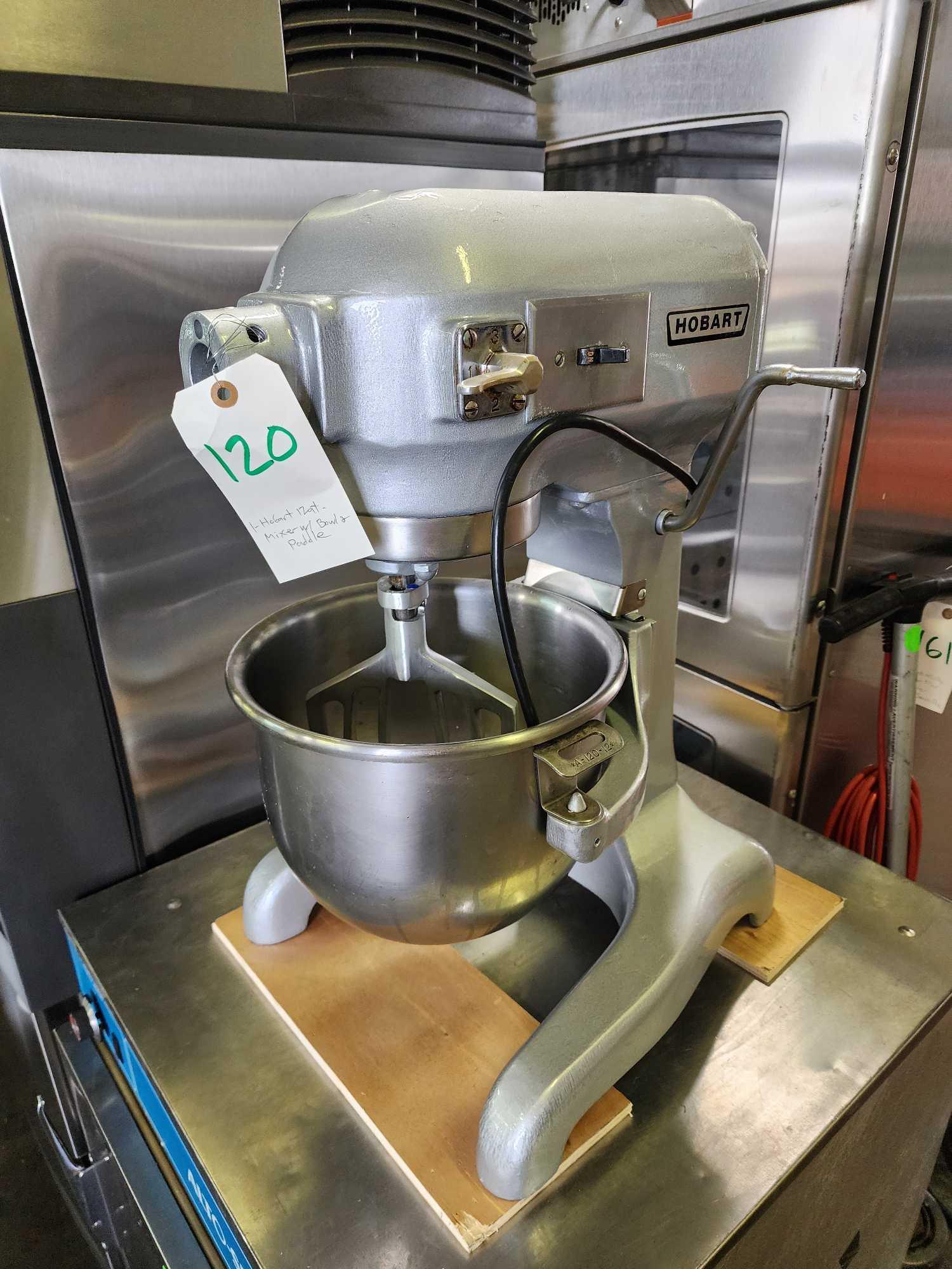 Hobart 12 qt. Mixer with Bowl and Paddle Proxibid