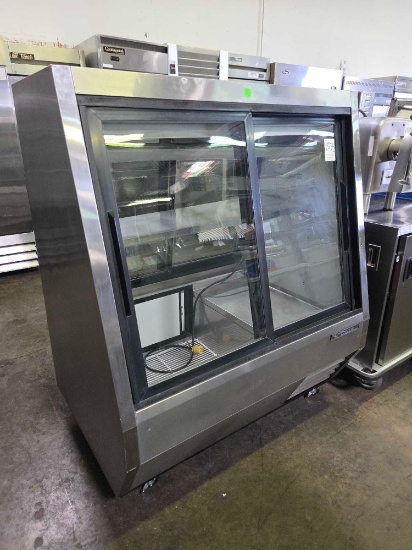 True 48 in. Double Duty 2 Sided Refrigerated Deli Case