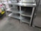 56 in. x 34 in. All Stainless Steel Table with Double Undershelf and Cutout