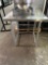 30 in. x 30 in. Stainless Steel Open Base 32 in. High Table