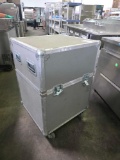 Atlas Cases 25 in. x 23 in. x 32 in Tall ATA Road Case on Casters.
