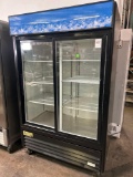 Avantco 2 Sliding Glass Door Refrigerator