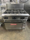 Vulcan 6 Open Burner Gas Range and Oven