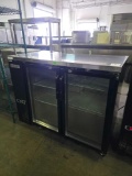 Kintera 48 in. 2 Glass Door Back Bar Refrigerator