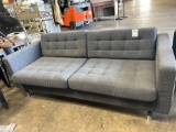 80 in. Grey Upholstered Sofa
