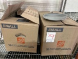 New Ziena 8 in. Gray Plates