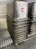 Third x 6 in. Stainless Steel Pans