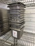 Sixth x 6 in. Stainless Steel Pans