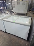 Excellence 44 in. Sliding Clear Top Chest Freezer