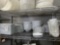 LOT of All Melamine Dishes on this Shelf