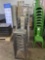 Dark Gray Metal Stack Chairs