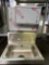 New - Advance Tabco Stainless Steel Wall Mount Sink