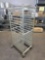 18 Slot Aluminum Sheet Pan Rack on Casters