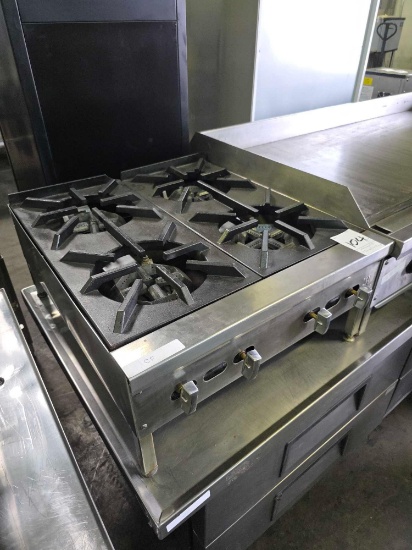Jade 24 in. 4 Open Burner Gas Hot Plate