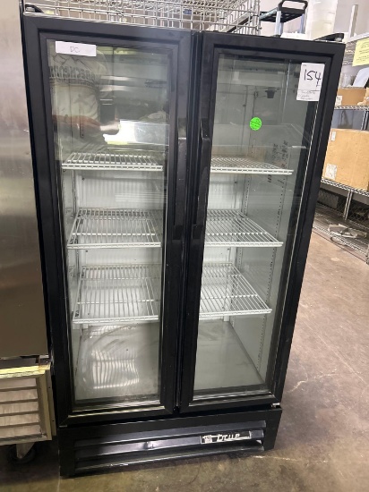 True GDM 30 2 Glass Dr. Refrigerator