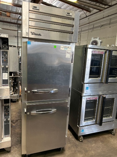 True 2 Half Door Dual Temp Combination Refrigerator & Freezer.