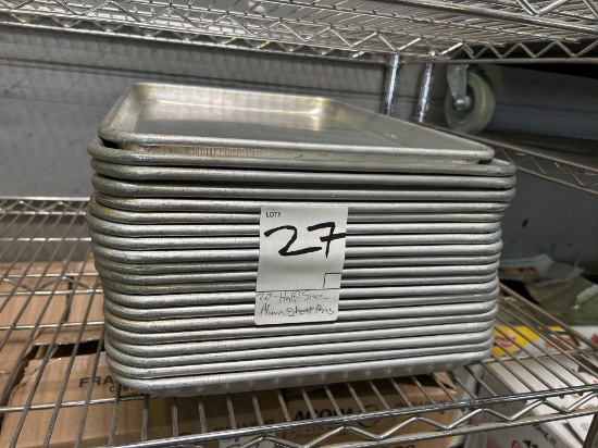Half Size Aluminum Sheet Pans