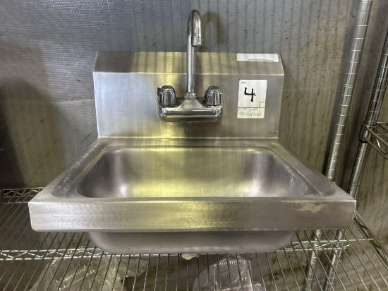 17 in. x 15 in. Stainless Steel Hand Sink
