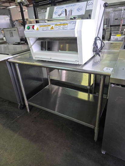 Eagle 48 in. X 30 in. All Stainless Table with 4 in. Backsplash