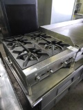 Jade 24 in. 4 Open Burner Gas Hot Plate
