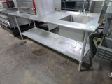 84 in. x 30 in. Stainless Steel Top Table