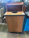 26 in. wide Veneered Trash Station