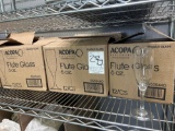 Acopa 6 oz. Flute Champagne Glasses