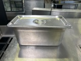 Third x 6 in. Stainless Steel Pans with Lids