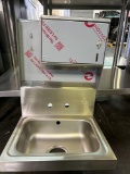 New - Advance Tabco Stainless Steel Wall Mount Sink